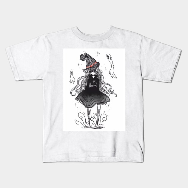 Witch Kids T-Shirt by Quiet.Sylph
